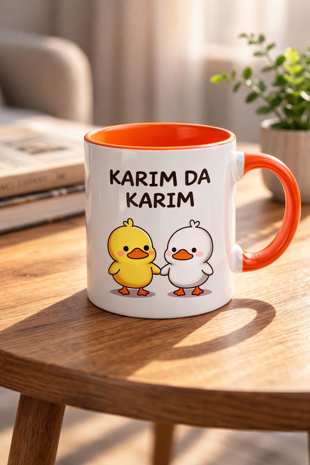 Karım da Karım Sevimli Ördek Tasarımlı Fincan - 180 ml